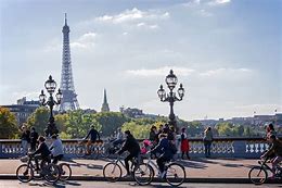 パリで自転車、フランス語学校